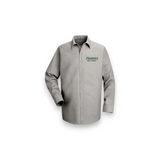 Plunkett's - Men's Long Sleeve Specialized Pocketless Work Shirt (Food Processing)